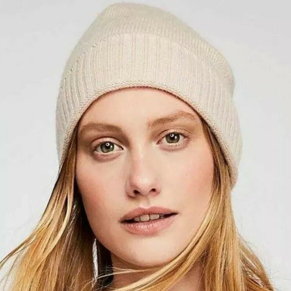 Free People Cashmere Cascade Beanie
